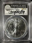 2016-(W) $1 American Silver Eagle Gary Whitley Label PCGS MS70