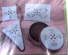 Hearts & Flowers Hardanger Collection By Judith Tuttle Embroidery Pattern W Bead