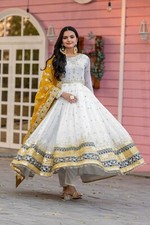 Bridal Bollywood Indian Heavy Anarkali Salwar Suit Kameez Dress Party Pakistani