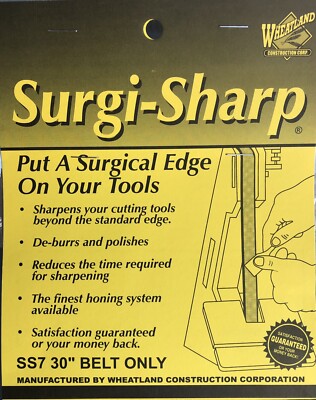 Surgi-Sharp 1 x30  Leather Honing Belt SS7 Knife & Tool Sharpening Stropping USA