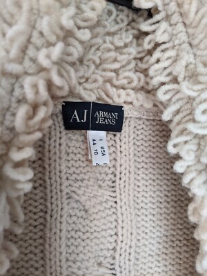 Strickjacke ARMANI cremefarben