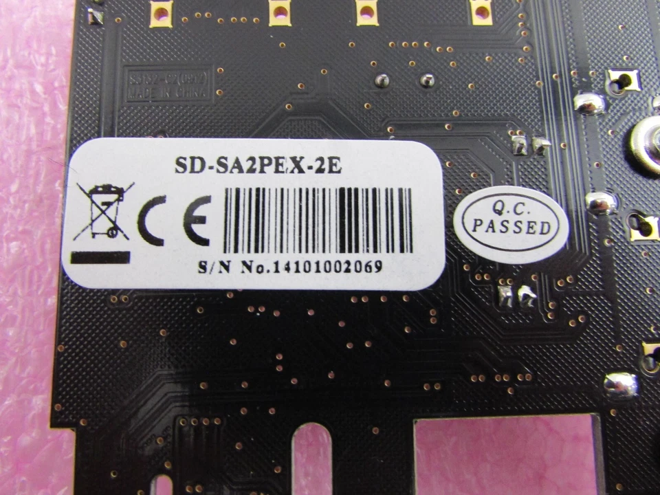 Syba SD-SA2PEX-2E SIL3132 2-Port eSATA II PCI-e RAID Card FH Bracket - Image 4 of 4