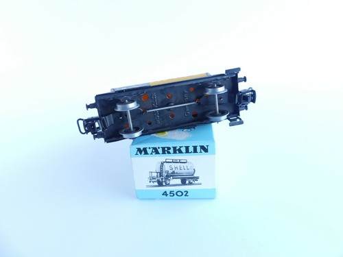 MARKLIN 4502 WAGON CITERNE A ESSIEUX SHELL (4) - Foto 3 di 3