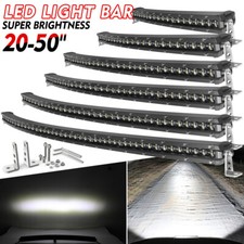 Single Row Curved Led Bar Light 20 26 32 38 44 50 Driving For Offroad 4x4