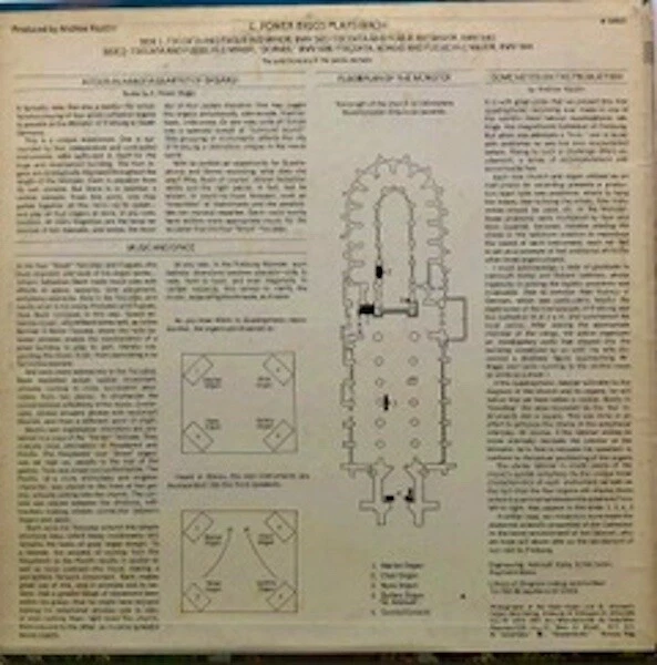 E. Power Biggs. Bach: The Four Great Toccatas and Fugues. 1974. Vinyl Record Foto 2 de 3
