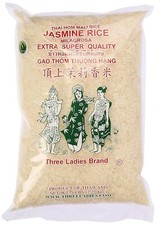 Three Ladies Brand Jasmine Rice 5 Pounds Thai Fragrant Rice Product Of Thailand
