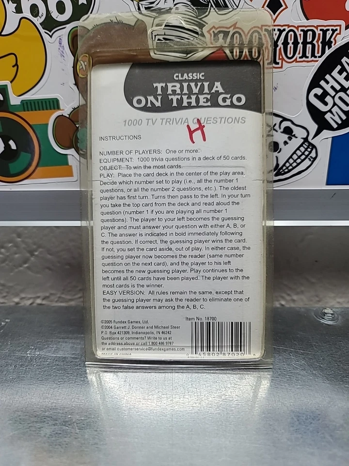 2005 Fundex Games 'Trivia on the Go' Kids Adults Travel Car Trip Ride - Image 2 of 4