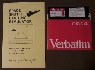 Space Shuttle Landing Simulator Harvey's Ship Repair Apple II+,IIe,IIc,IIgs 1980