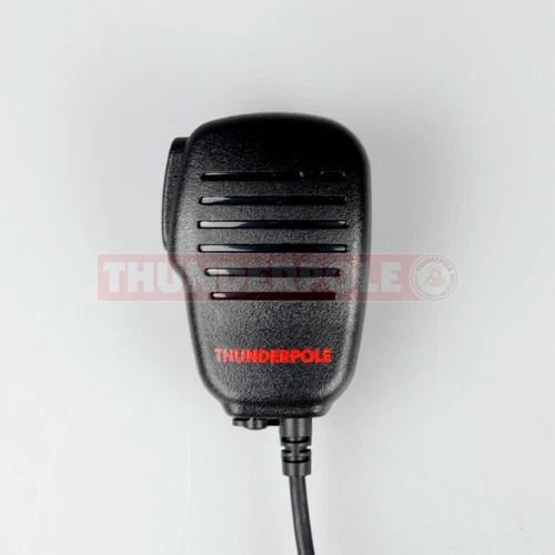 Thunderpole T-X Radio Speaker Microphone | 2-Pin Kenwood Wired Mic