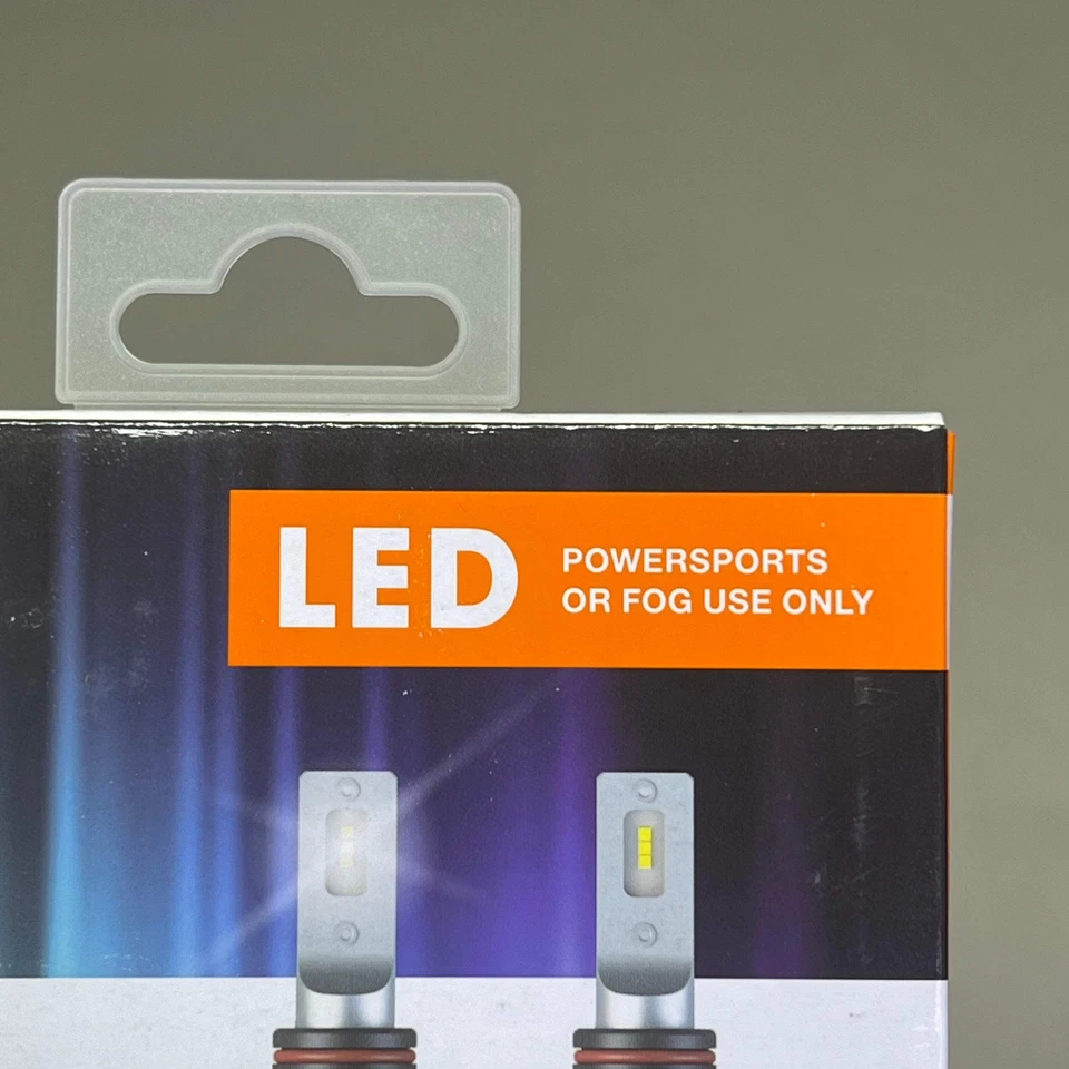 SYLVANIA (PAQUETE DE 2) LED Bombilla Niebla y Deportes Motorizados 12.8V DC 6000K Blanco Frío 9005SL.BX2 Foto 3 de 4