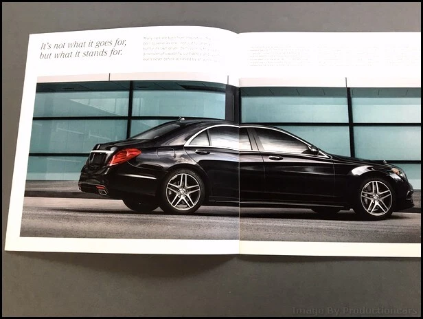 2015 Mercedes Benz S-Class 36-page Car Sales Brochure - S550 S600 S63 S65 AMG - Image 3 of 4