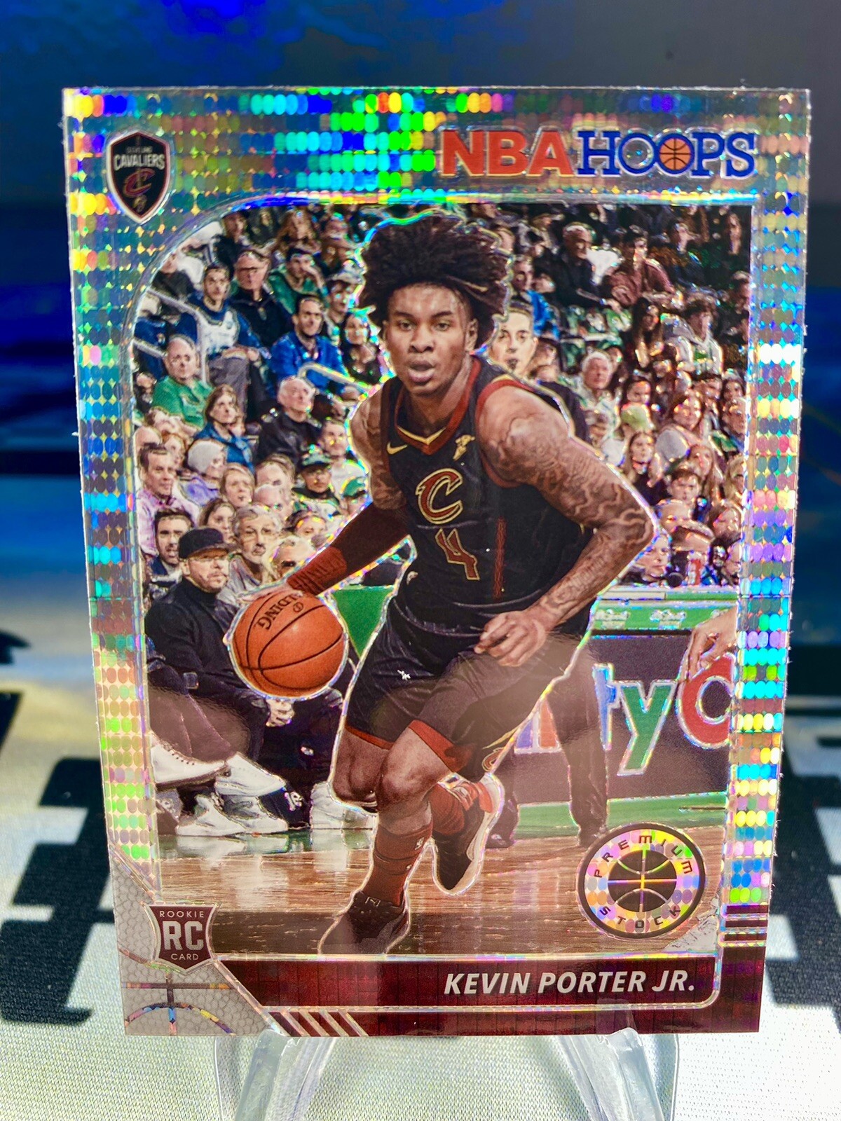 2019-20 Kevin Porter Jr Panini Hoops Premium Stock Pulsar Prizm Rookie Card #225