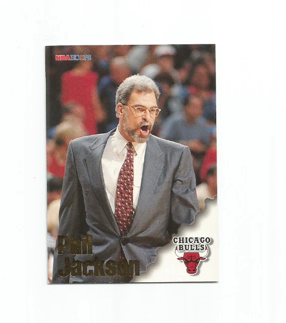 PHIL JACKSON-COACH (Chicago Bulls) 1996-97 SKYBOX NBA HOOPS CARD #252