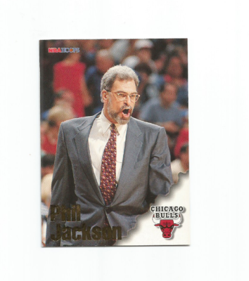 PHIL JACKSON-COACH (Chicago Bulls) 1996-97 SKYBOX NBA HOOPS CARD