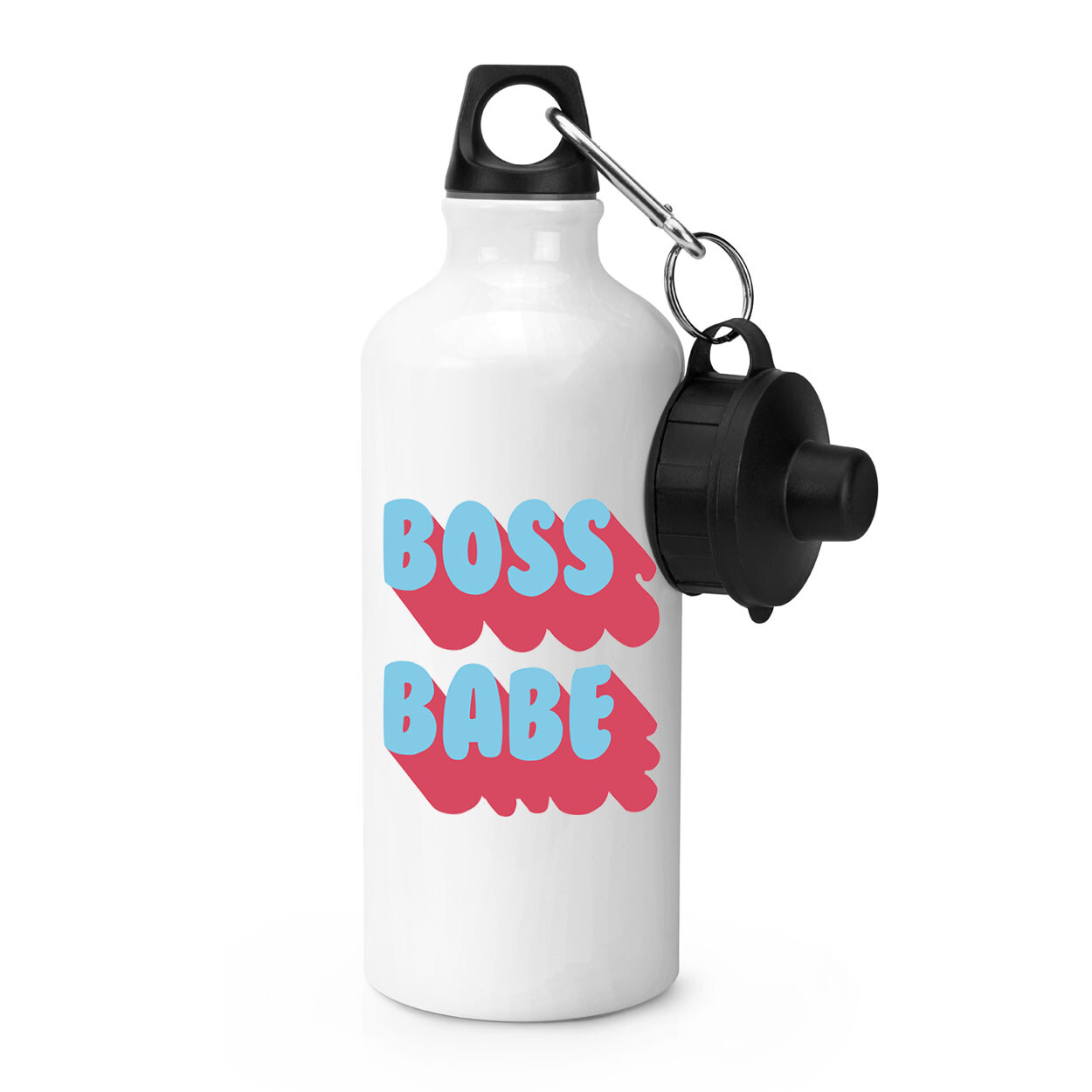 Boss Babe Sports Water Bottle Mum Mothers Day Manager Director Work Employee