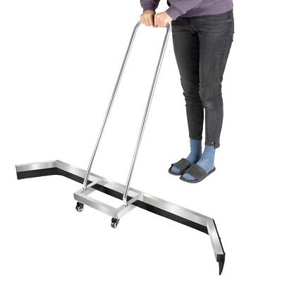 Tennis Court Squeegee With Wheels Rust-proof Floor Water Sweeper Remover Pusher