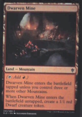 Dwarven Mine - Throne of Eldraine: #243, Magic: The Gathering Nm R92