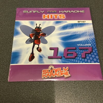 Sunfly Karaoke CDG Hits Volume 167 Purple Pack