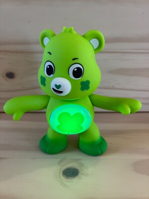 Care Bears Good Luck Shamrock Interactive Talking Lights up TCFC, LLC 5'' Plastic