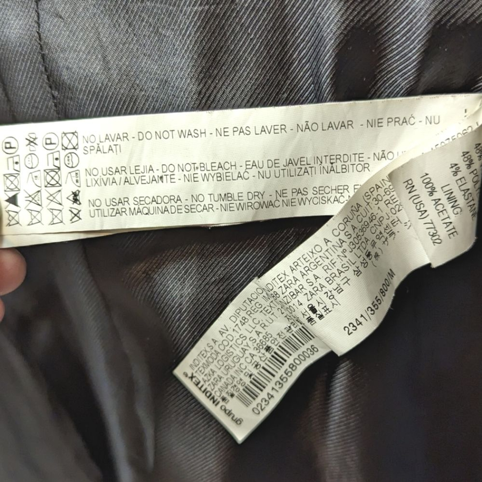 Zara Basic Black Jacket with Ruffled Pockets Wome… - image 12