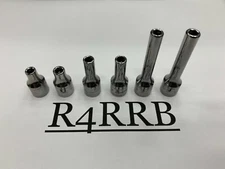 Snap-on Tools USA NEW 1/4" Drive METRIC 6PT Shallow Semi Deep ADD ON 4MM 4.5MM