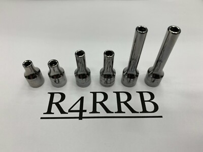 #ad Snap on Tools USA NEW 1 4quot; Drive METRIC 6PT Shallow Semi Deep ADD ON 4MM 4.5MM $139.95