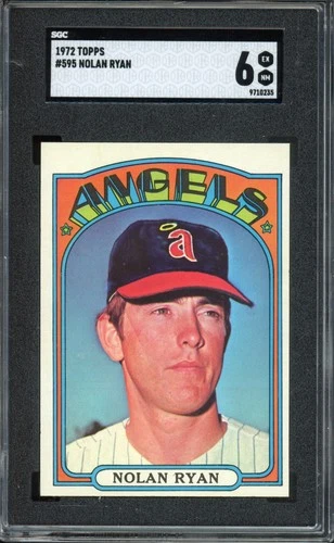 1972 Topps #595 Nolan Ryan SGC 6 Vintage HOF Baseball Card (0235)
