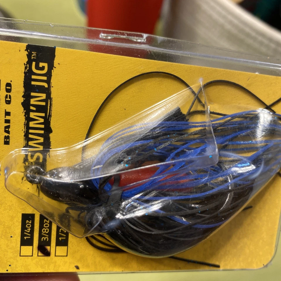 BOOYAH SWIM'N JIG 3/8 OZ negro azul  Foto 3 de 4