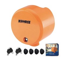 Kohree Trailer Coupler Lock, Heavy Duty Hitch Lock Fits 2-5/16", 2" Couplers New