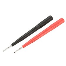 Pair 2mm Probe Test Adapter with 4mm Banana Jack 10A Copper Stackble Pin Tip