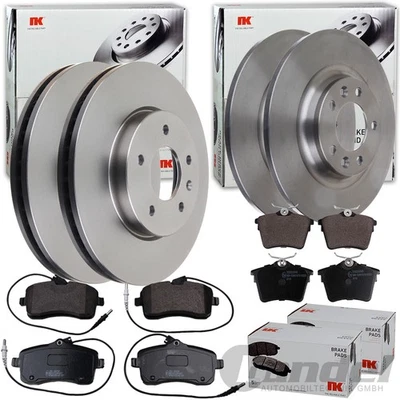NK Disques + Revêtements Avant + Arrière Convient pour Peugeot 407 + Sw Break - Photo 1/4