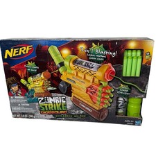 NERF Zombie Strike Bio Squad Abolisher ZR800 3 In 1 Zombie Repellent Blaster OOP