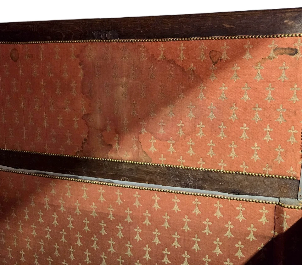 Antiguo cofre de roble tallado - cofre manta gótico/jacobeo | estilo siglo XVII Foto 2 de 4