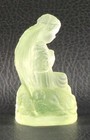 Boyd's Crystal Art Glass LIL ANGEL #9 of 2nd Series SUNSHINE SATIN Glows 5-30-08 — photo 8