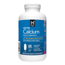 Member's Mark Calcium 600 mg with Vitamin D3 Tablets, 600 ct. Bone  Muscle Supp