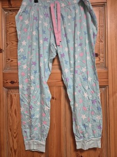 Primark Schlafanzug Gr.XL Einhorn Sterne Bunt Always Be A Unicorn gut erhalten