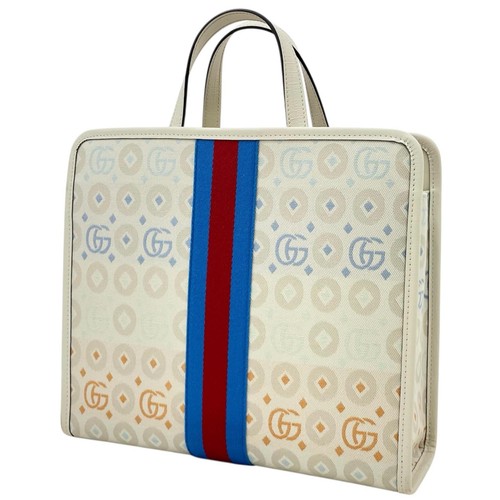 Used Gucci Children'S Handbag 605614 White Owarikomaki