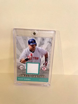 2004 Upper Deck Sweet Spot - Sweet Threads Manny Ramirez GAME USED JERSEY PATCH