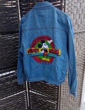 Vintage Denim Jacket  Mickey Mouse  Adult Size L  NOS  New with Tags