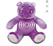 Health Touch Purple Hippo Neck & Body Massaging Massager with Relaxing Vibration