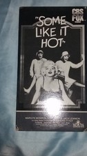 CBS FOX VIDEO SOME LIKE IT HOT VHS BILLY WILDER MARILYN MONROE BLACK  WHITE