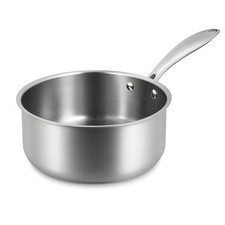 MENASTYL - Casserole inox 18/10 Triply 20cm tous feux dont induction fabriqué...