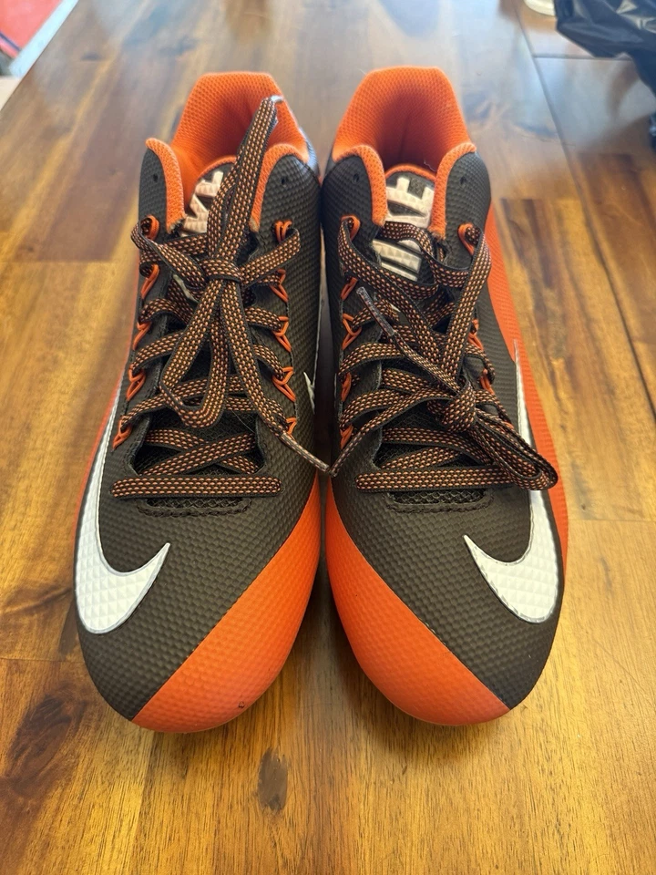 Nike Alpha Pro 2 Low 11.5 Football Cleats Browns PE - Image 2 of 3