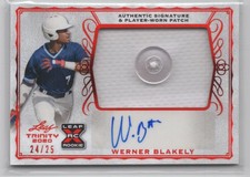 2020 Leaf Metal Draft Purple Rainbow Werner Blakely Auto 24/25 #BA-WB1