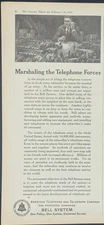 Magazine Ad - 1924 - AT&T / Bell System - Marshaling the Telephone Forces
