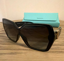 Tiffany  Co. TF 4219 Women  s Square Black Frame Gray Lenses UV400 140mm