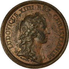 France, Médaille, Louis XIV, Prise de plusieurs Villes en Flandre, 1658
