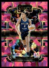 2024-25 Panini Select WNBA Pink Ice Prizms Satou Sabally Dallas Wings #39