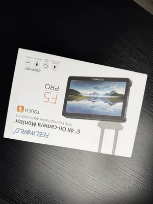 FEELWORLD F5 PRO V4 6 inch DSLR Camera Field Monitor Touch Screen 4K HDMI 3D LUT
