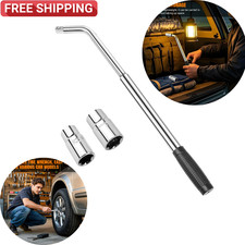Extendable Wheel Brace Wrench Telescopic 17 19 21 23MM Car Van Socket Tyre Nut